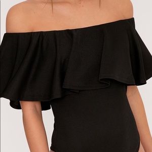 Off the shoulder bodysuit